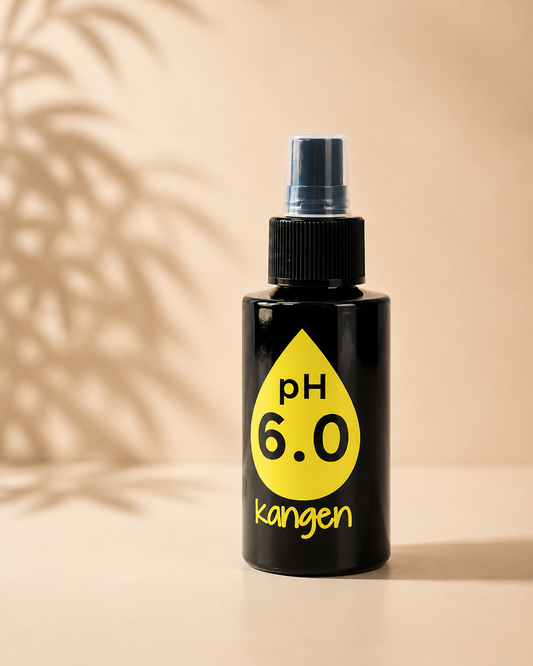 Pulverizador de vidrio violeta Kangen pH 6.0, 50 ml