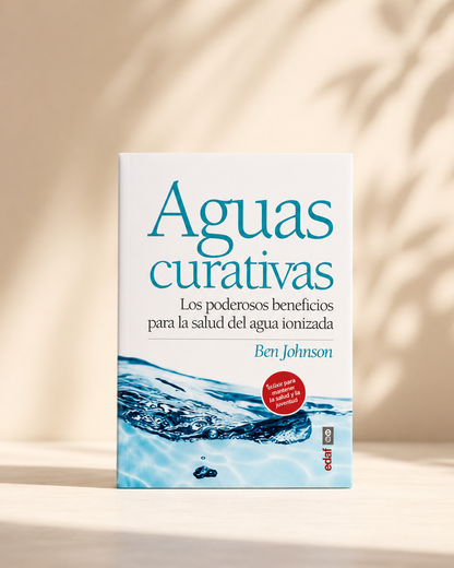 Pack de 3 libros sobre agua, enzimas y bienestar