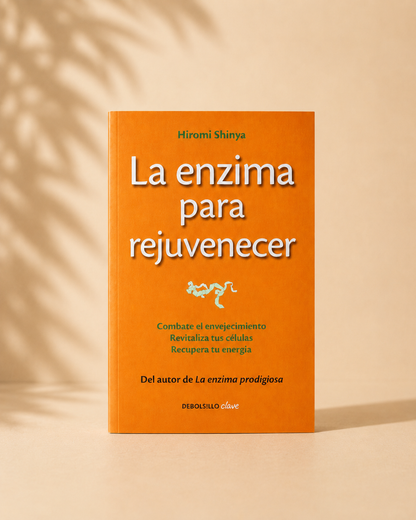 Pack de 3 libros sobre agua, enzimas y bienestar
